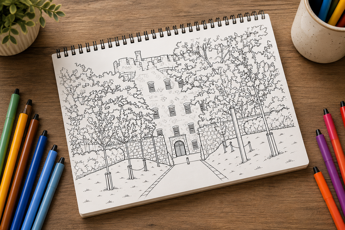 Clackmannanshire Colouring Book